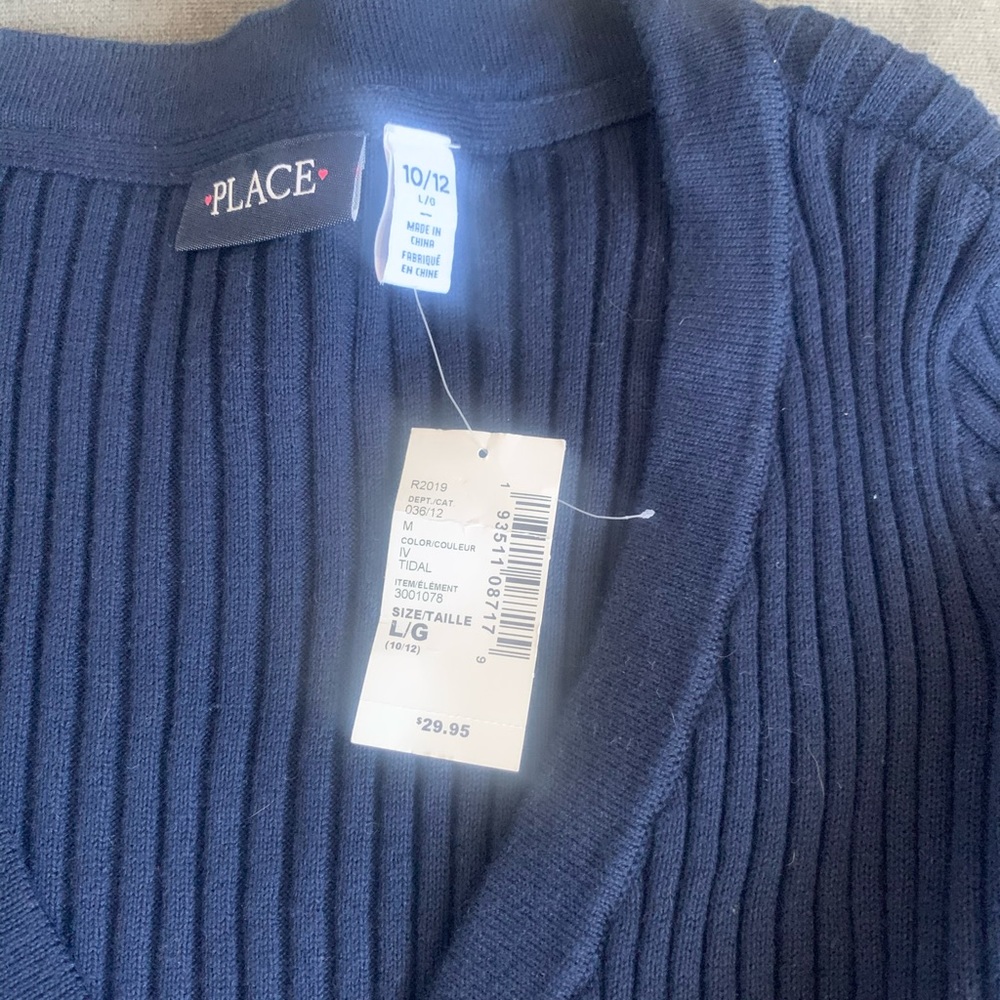 Childrens place shorts and cardigan. NWT